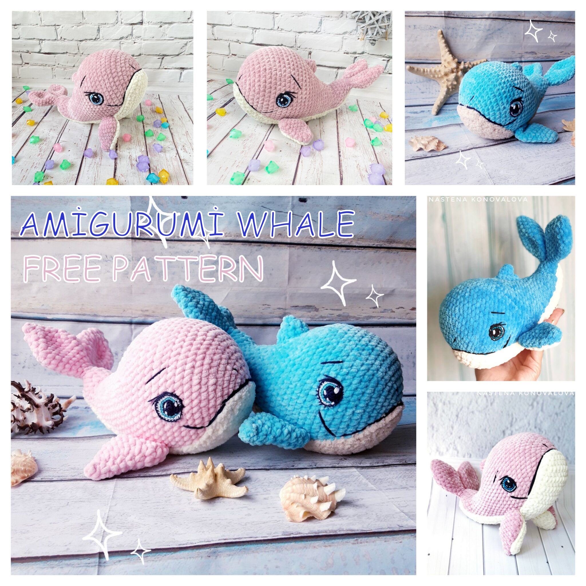 Amigurumi Whale Free Crochet Pattern