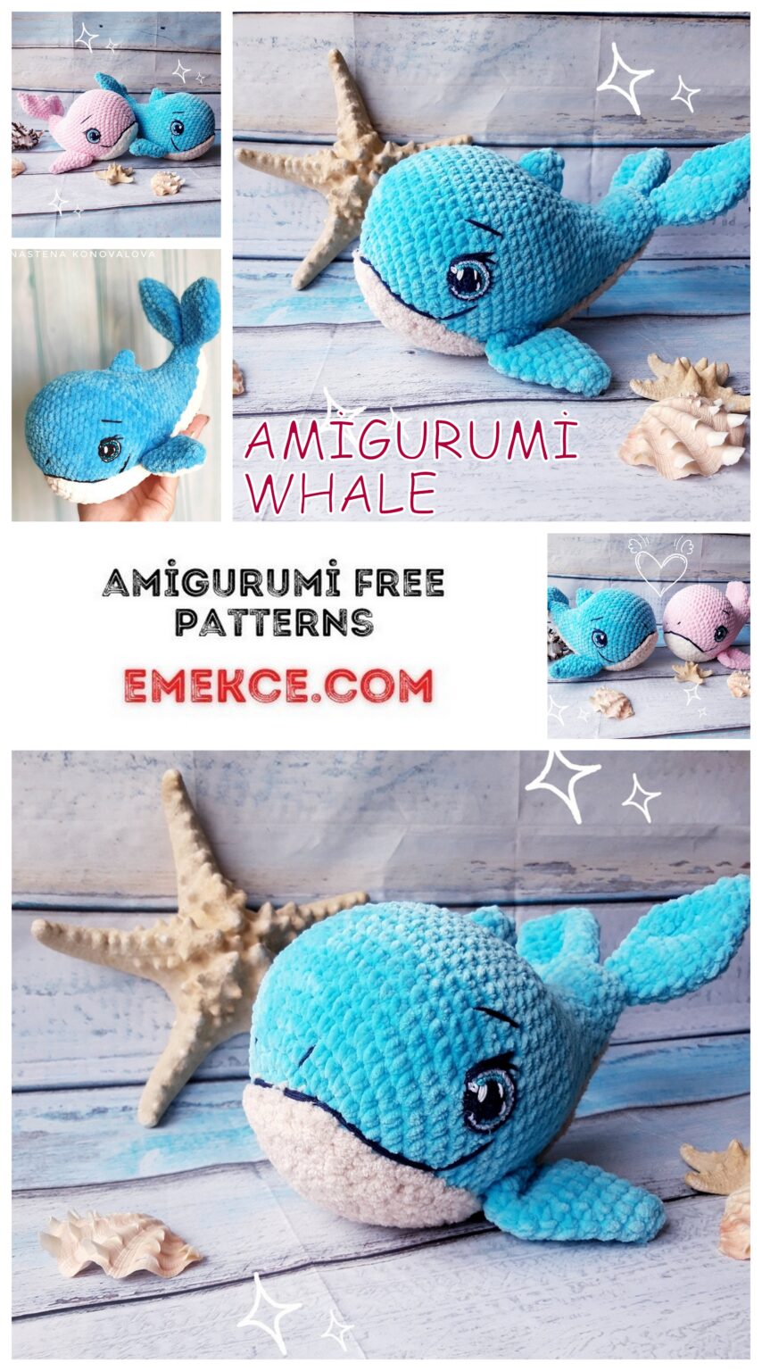 Amigurumi Whale Free Crochet Pattern