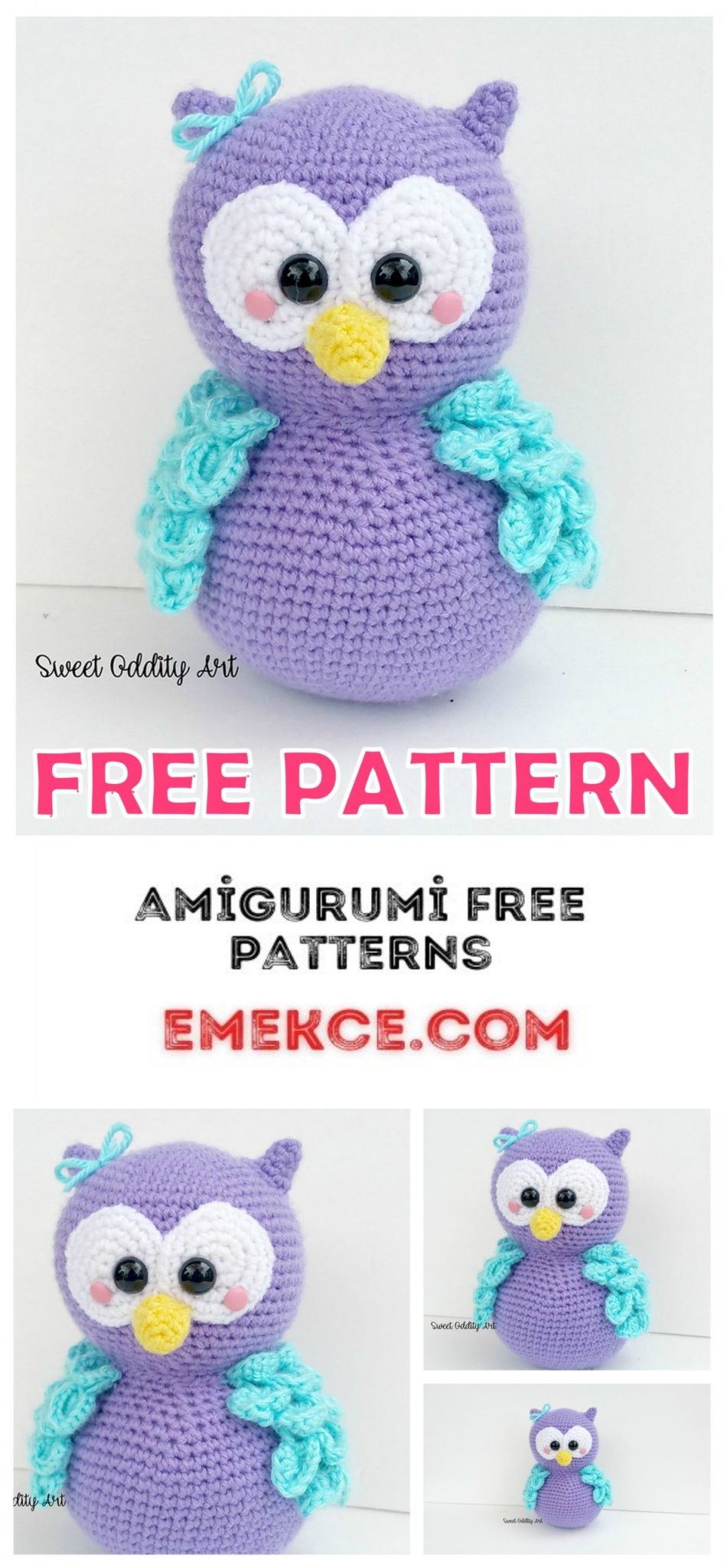 Amigurumi Olivia the Owl Free Crochet Pattern