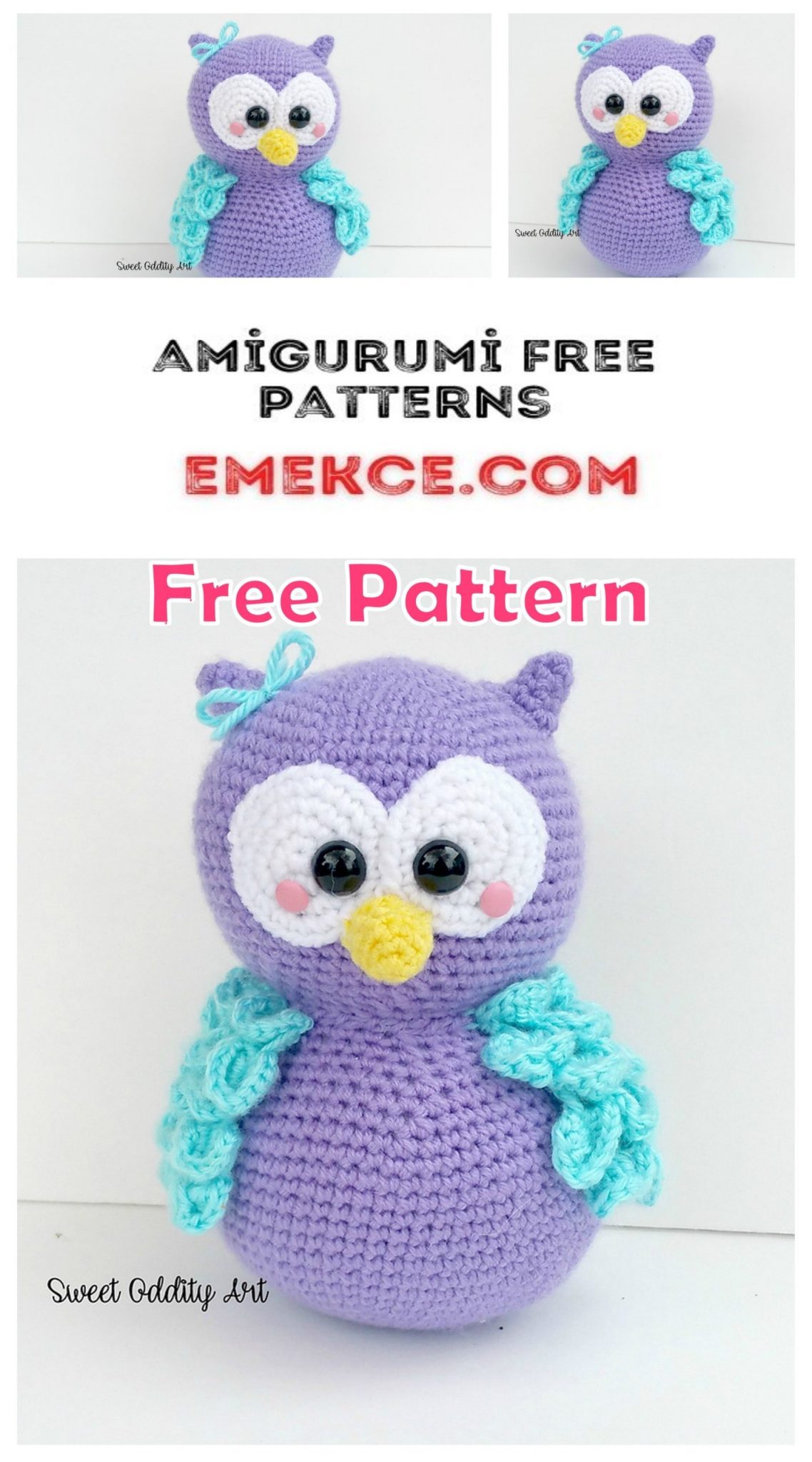 Amigurumi Olivia the Owl Free Crochet Pattern