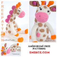 Jillian the Giraffe Amigurumi Free Pattern – Emekce.com