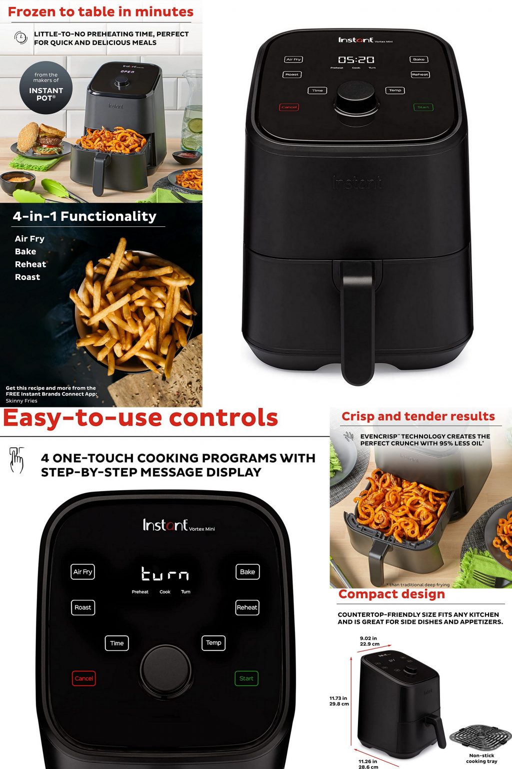 10 Best Instant Air Fryers On Amazon: Cook Healthy, Delicious Meals In ...