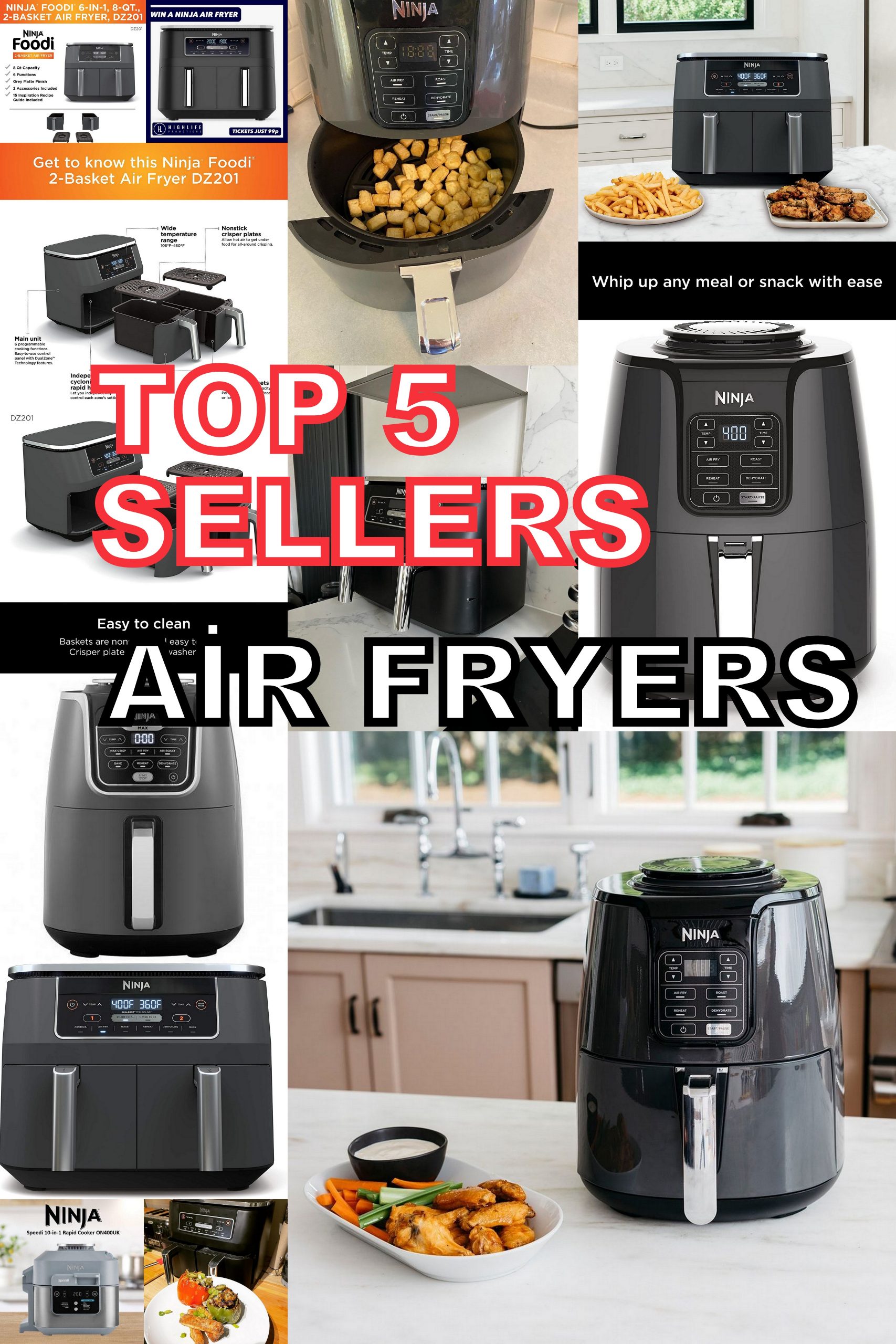 Top 5 Best Sellers Air Fryers on Amazon in 2023 – Emekce.com