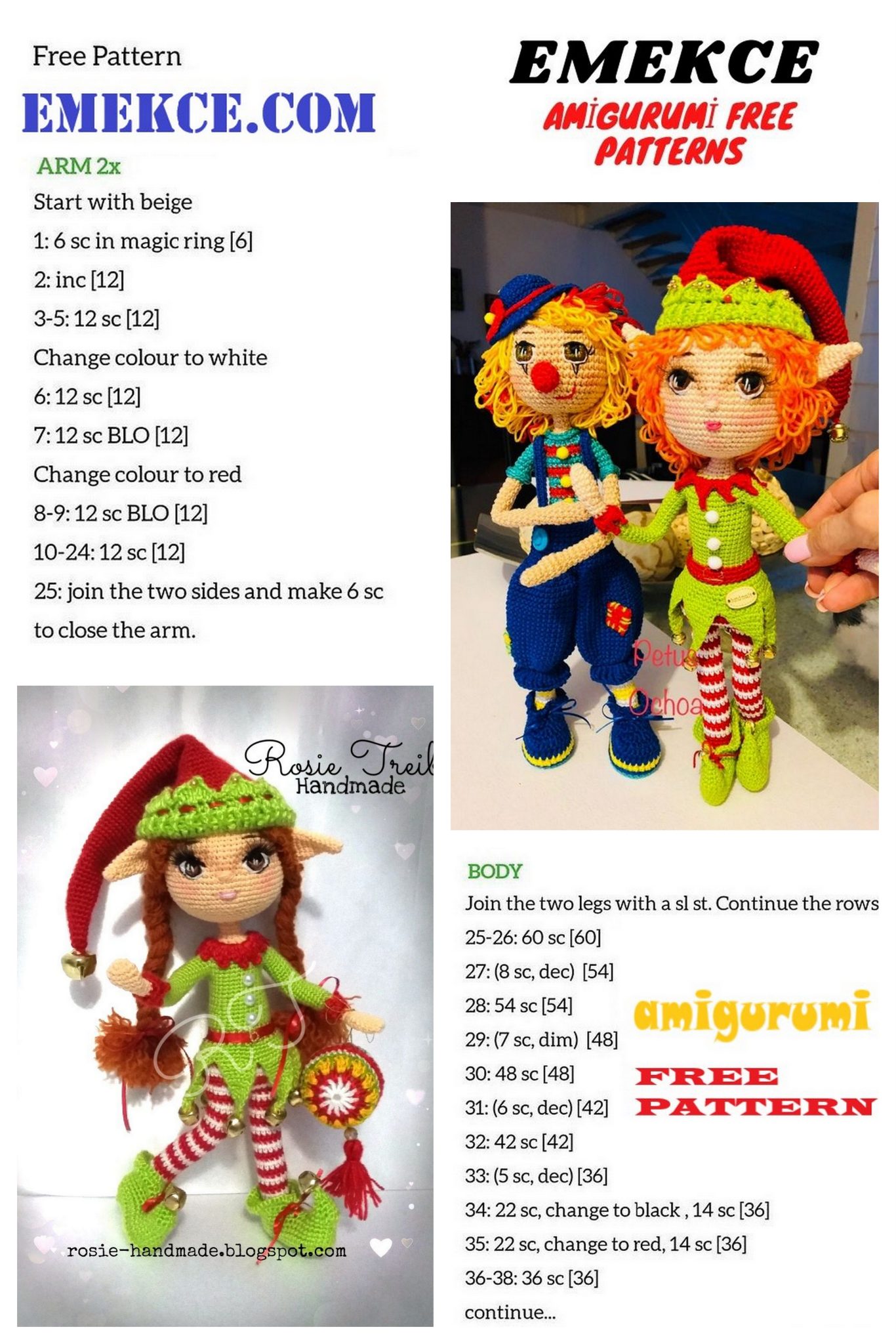 Amigurumi Elf Doll Free Crochet Pattern – Whimsical DIY Toy Tutorial ...