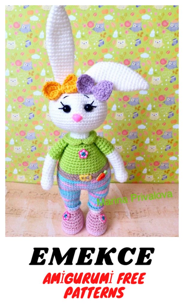 Sweet Bunny Amigurumi Free Crochet Pattern
